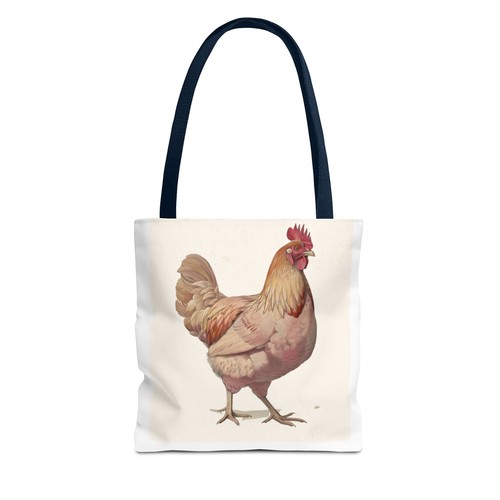 Whimsical Chicken Tote Bag, Farmhouse Decor, Eco-Friendly Bag, Gift for Animal - Picture 14 of 21
