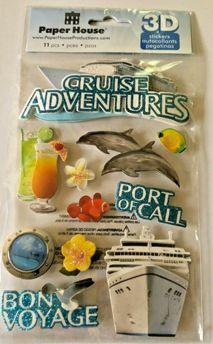 U CHOOSE PAPER HOUSE 3 D STICKER FOR SCRAP BOOKING OR CRAFTS WEDDING , SPORTS - Picture 18 of 55