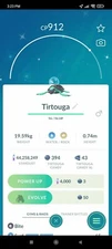 Pokemon Shiny Tirtouga - TRA'DE 20k Or 1 Mill Dust GO - Read Description