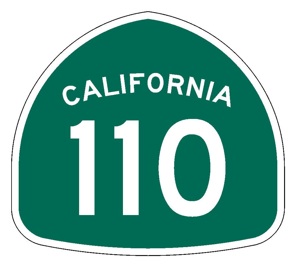 ロードサイン CALIFORNIA 110 STATE ROUTE California State Route 110 Sticker Decal | eBay