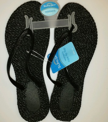 New Woman S Gitter Rope Sandal Flip Flops Slip On Size 7 8