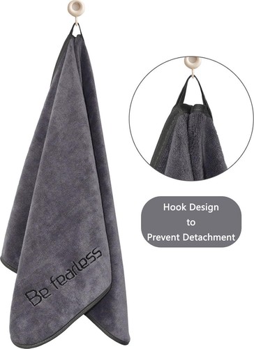 Microfiber Gym Towels Bigger Size Super Soft For Exercise Fitness, Sports, X (3 - Picture 7 of 9