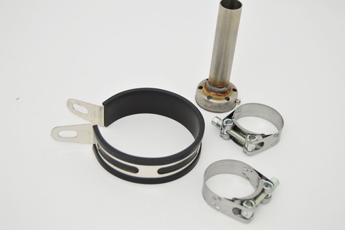 Suzuki GSX650F Exhaust SP Diabolus Black Round Stubby Carbon Outlet 2008-2016 - Picture 3 of 8