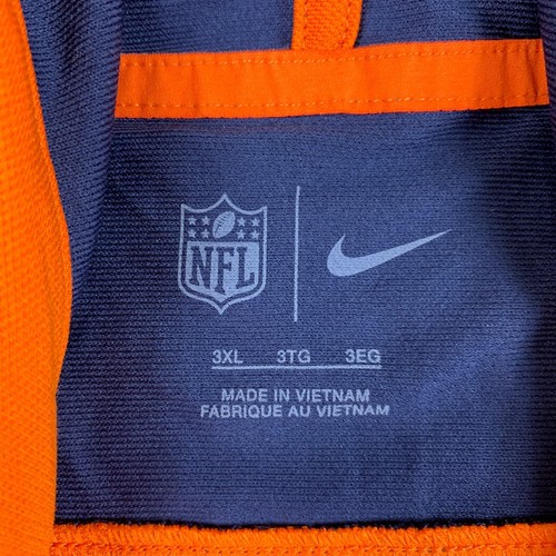 Denver Broncos Sudadera con Capucha Para Hombres 3XL XXXL Naranja Azul NIKE Pullover Ligero NFL - Imagen 4 de 12