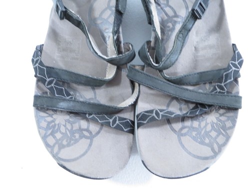 Sandalias de senderismo Merrell Q Form Air Cushion para mujer negras grises con tiras talla 9 - Imagen 3 de 9