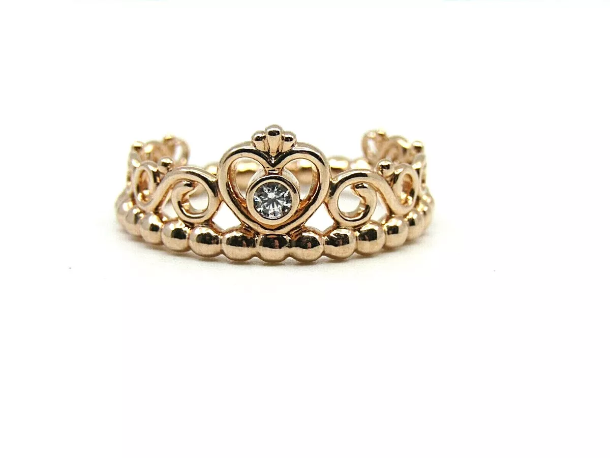 Princess Tiara Crown Ring Pandora Rose
