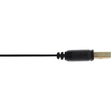 34650F InLine USB 2.0 Flachkabel Verlängerung A ST / BU schwarz Kontakte gol ~D~