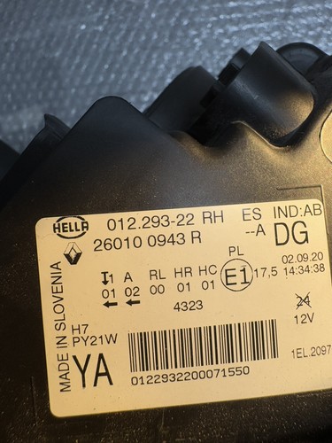 Renault Scenic IV Faro proiettore anteriore destro LED 260100943R originale - Foto 5 di 5