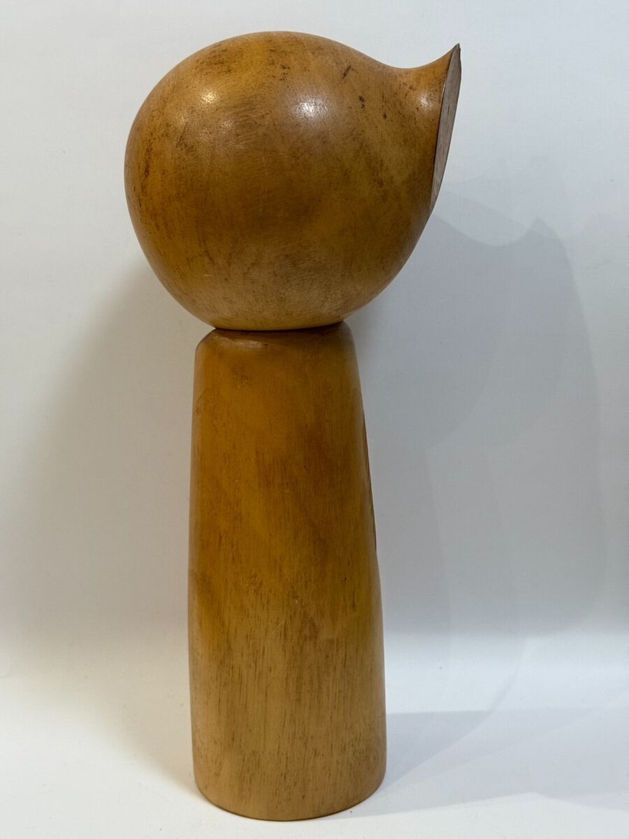 【受注生産品】 Japanese 30.0cm Kawase Yuji traditional Doll Kokeshi Sosaku アナログ(手巻き)