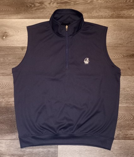 Zero Restriction Tour Series 1/4 Zip Performance Golf Vest Navy Size Medium  - Picture 1 of 10