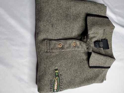 Ouray Sportswear Men's M Short Sleeve Polo Kodiak, Alaska Brown - Picture 11 of 11