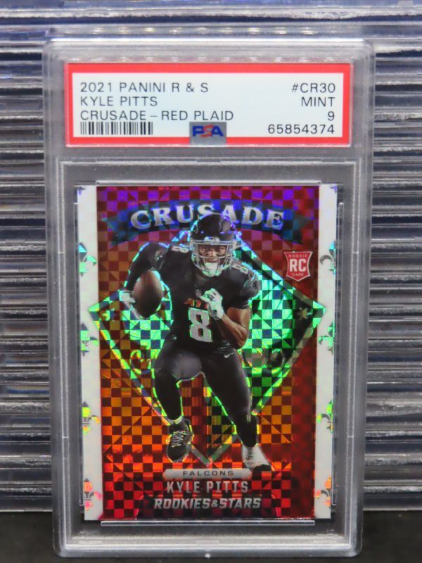 Kyle Pitts Panini Rookies & Stars Crusade #CR30 Red Plaid