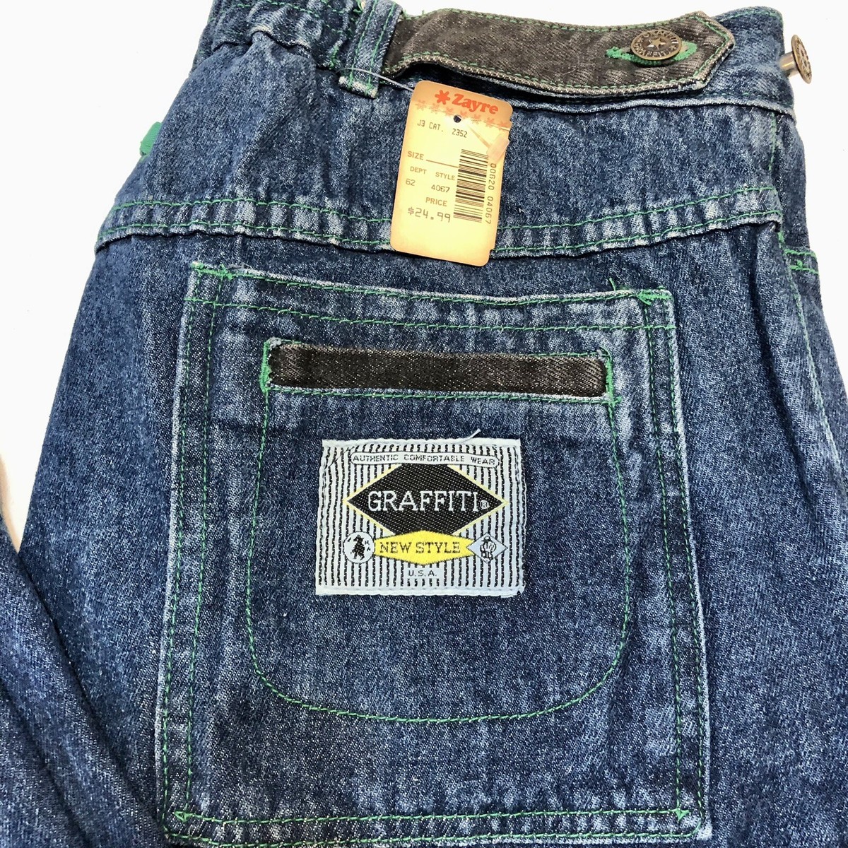 VTG New Dead Stock Graffiti Brand Jeans W36 L35 80s 90s VTG New Dead Stock Graffiti Brand Jeans W36 L35 80s 90s