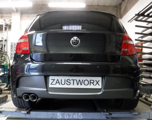 BMW 118D E81/E87 Rear Silencer Delete Pipe - Twin 3'' Tailpipe A - Picture 2 of 6