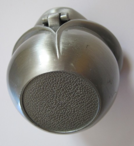 Forever Purple Rose In a Rose Shaped Pewter Jewelry Box Valentine's Day Gift - Picture 4 of 8