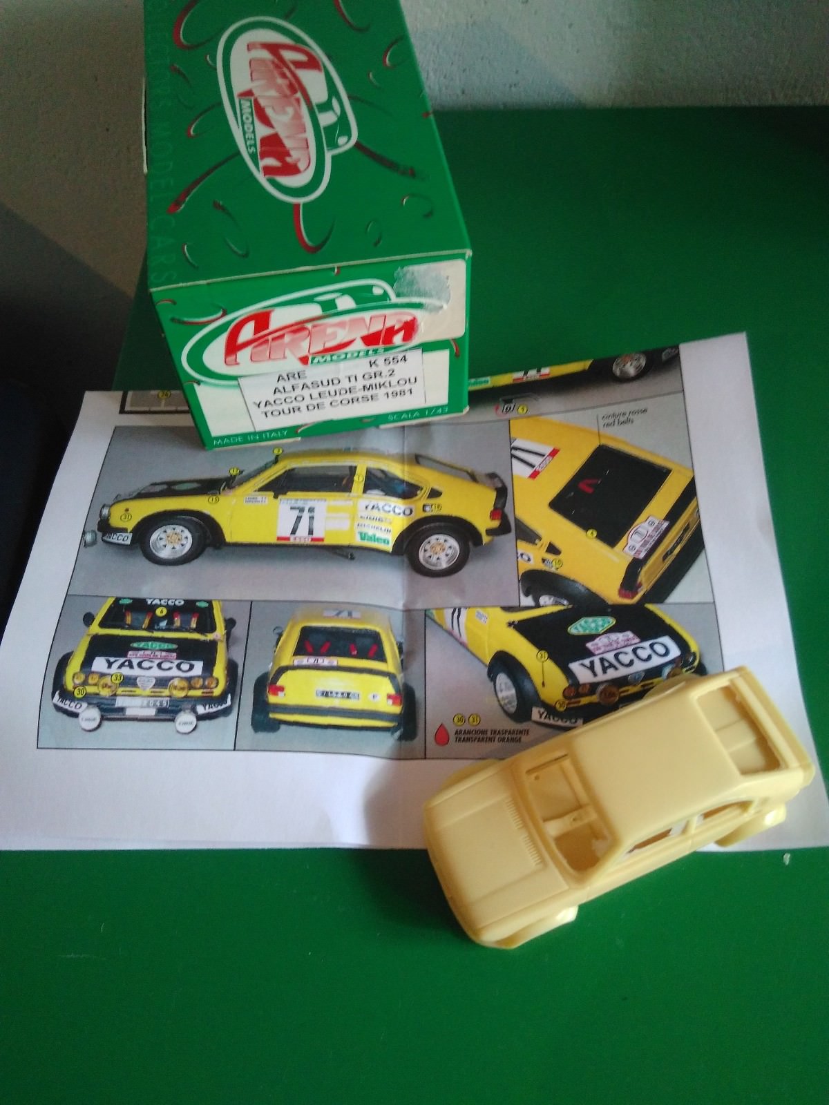 KIT 1 43 A MONTER ARENA ALFA SUD TI GR2 YACCO RALLYE TOUR DE CORSE 81 | Bradées
| Attrayant De Mode
| Modèles à La Mode
| Une Bonne Conservation De La Chaleur
KIT 1 43 A MONTER ARENA ALFA SUD TI GR2 YACCO RALLYE TOUR DE CORSE 81 | Bradées
| Attrayant De Mode
| Modèles à La Mode
| Une Bonne Conservation De La Chaleur