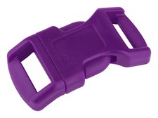50 - 1/2 Inch Purple Economy Contoured Side Release Plastic Buckle Closeout