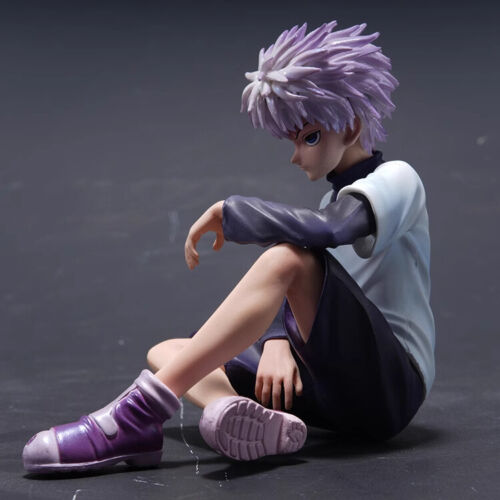 HUNTER×HUNTER GON·FREECSS Killua Zoldyck Sitting Posture Figure Statue Model - Picture 11 of 21