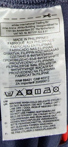 Reebok, Speedwick Leggings, Damen Größe L, Farbe Rot/Blau, Logos, Neu ohne Etikett - Bild 4 von 5