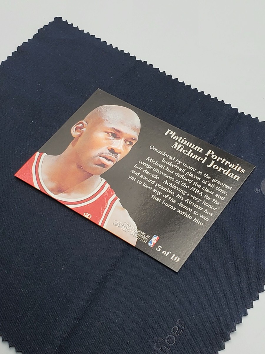 Michael Jordan 1996-97 Fleer Metal Platinum Portraits Insert