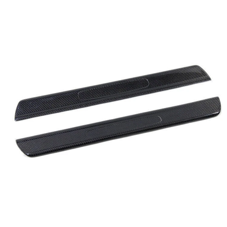 Cubierta protectora de paleta de umbral de puerta de fibra de carbono apta para Porsche 911 997 2004-2008 Foto 4 de 4
