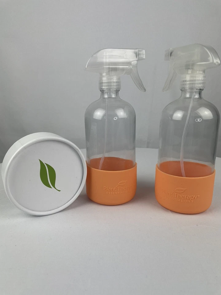 Стеклянный флакон-спрей с эфирным маслом Plant Therapy (комплект из 2) 16 унций - Изображение 2 из 3