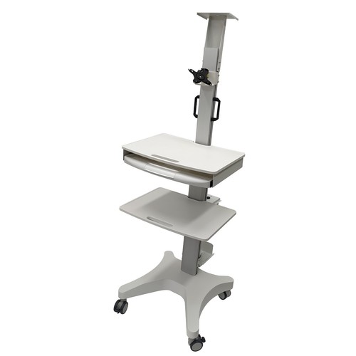 17-32in Computer Monitor Stand Office Workstation Office Aluminum PC Mobile Car - Picture 23 of 24