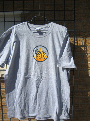 New (XL) COORS T Shirt Music Festival Concert Light Mountians Hiking camping - Picture 4 of 8