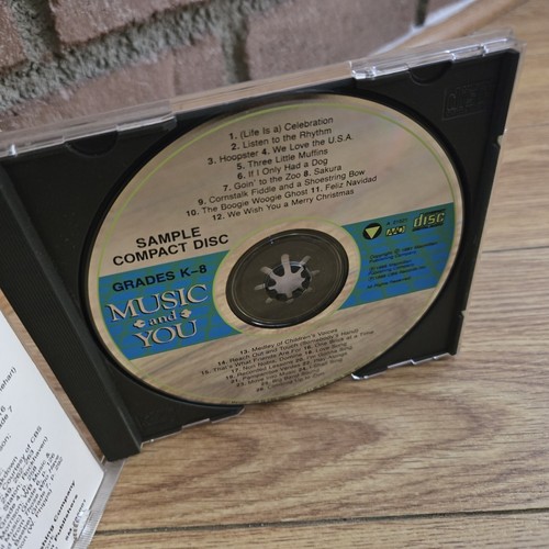 MUSIC and YOU: Sampler Compact Disc: Grades K-8 (CD Macmillan Music 1991) - Picture 6 of 11