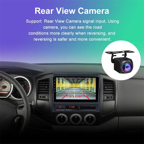 9" Carplay Android 13 Car Stereo Radio GPS Navi W/CAM For Toyota Tacoma 2005-13 - Picture 20 of 20
