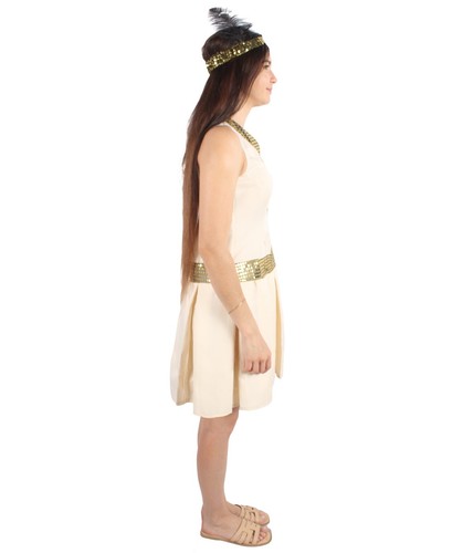 Adult Women's 20's Trendy Flapper Style Short Dress Costume Set, HC-2068 - Picture 31 of 42