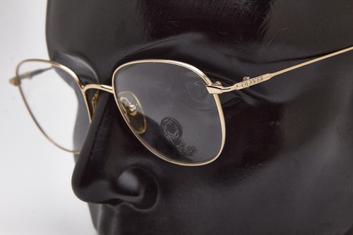 ๐ค vintage occhiali OLIVER by VALENTINO 1406 montatura oro ovale sottile Y2K๐ - Foto 22 di 23