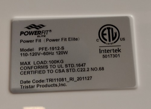 Powerfit Elite Vibration Exercise Board PFE-1912-S w/ Remote - Picture 11 of 12