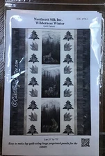 Wilderness Winter - Lap Quilt Pattern - Castilleja Cotton #4776-1 (55” x 73”)