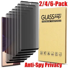 Samsung Galaxy Note20 S21 22 S23 S24 S25 Privacy Tempered Glass Screen Protector