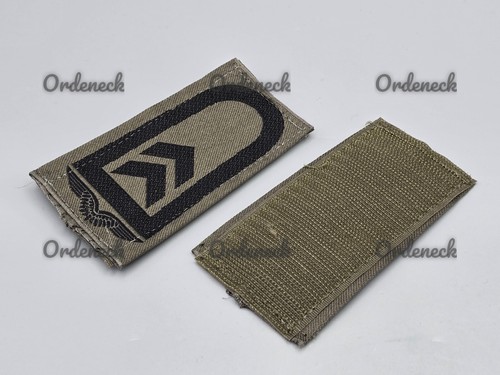 BUNDESWEHR - TRABILLAS DE RANGO FUERZA AÉREA NEGRO/OLIVA - GRADO DE SERVICIO SELECCIONABLE - ¡VELCRO! - Imagen 34 de 57
