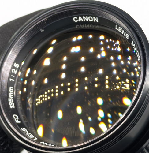 Video*[N  MINT] "O" Canon FD S.C. SC 135mm f/2.5 MF Telephoto FD mount JAPAN # 1 - Picture 14 of 21