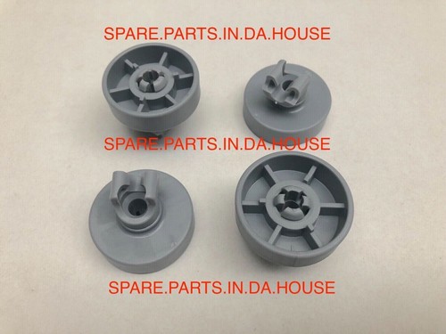 4 x Smeg Dishwasher Lower Bottom Basket Wheel LSPU8643WH LSPU8643X LSPU8653X - Picture 2 of 2