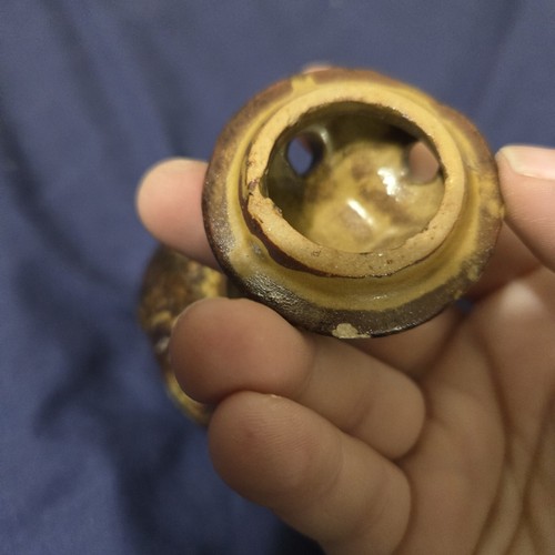Keramik Elefant Räucherkegel Brenner Steinzeug Boho Pottery Azteken geätzt Mini - Bild 8 von 8