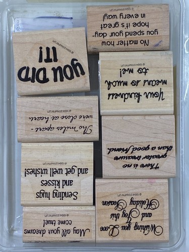 Stamping Up Rubber Wood Stamp Sets YOU PICK List #3 Complete Crafts Scrapbooking - Picture 534 of 896
