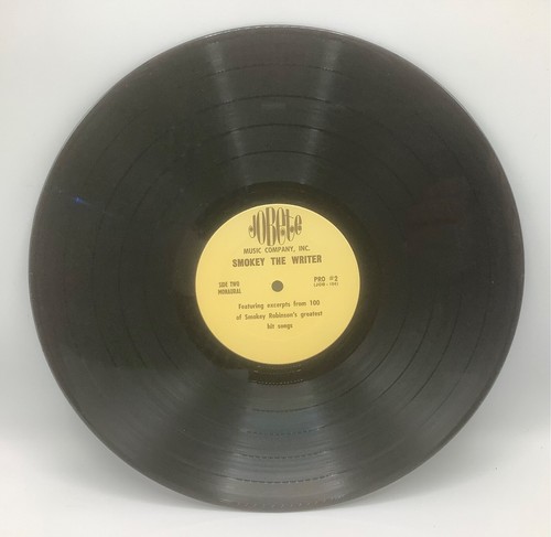 Smokey Robinson-Smokey the Writer-1972 12” 33rpm Vinyl Record Sampler-TESTED - Picture 4 of 4