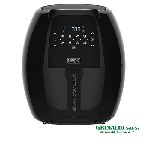 FRIGGITRICE AD ARIA DIGITALE NERA CAPACITÀ 8L 1800W E CON 8 PROGRAMMI DI COTTURA - Foto 1 di 3