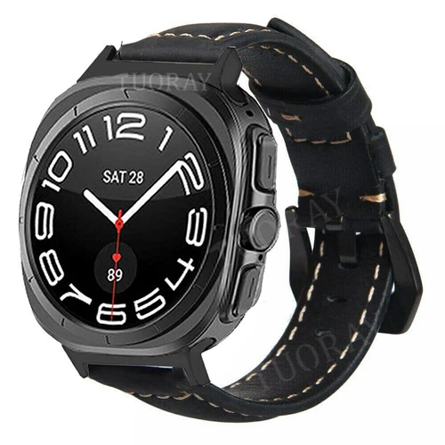 Lederarmband für Samsung Galaxy Watch Ultra 47mm Smart Watch Band Bracelet - Bild 34 von 84