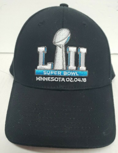 NEW NFL TEAM APPAREL Super Bowl  LII Minneapolis Football Baseball Cap OS  - Picture 1 of 11