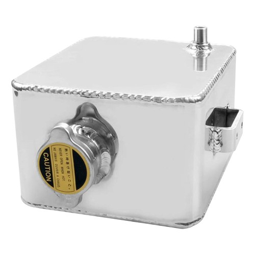 Car Coolant Water Expansion Tank Bottle Header Aluminium Alloy 2L Universal Kit - Picture 4 of 12