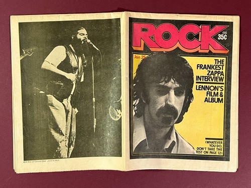 ROCK Magazine 1/25/1971 Frank Zappa, The Beatles, Free, Folk Music, Lennon Film - Picture 2 of 13