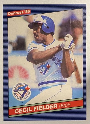 Cecil Fielder 1986 Donruss #512 Blue Jays RC HOF