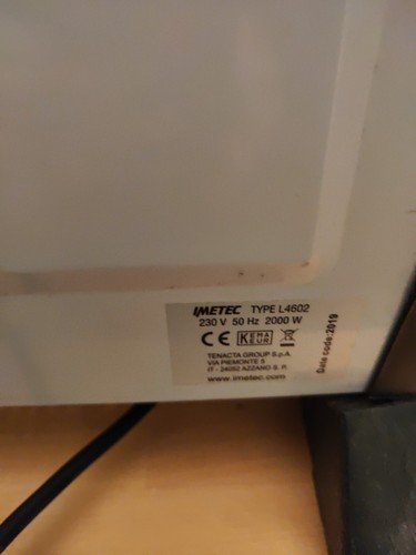 Eco Rapid, Stufa Elettrica 2000 W, Tecnologia a Basso Consumo Energetico, Termoc - Foto 7 di 7