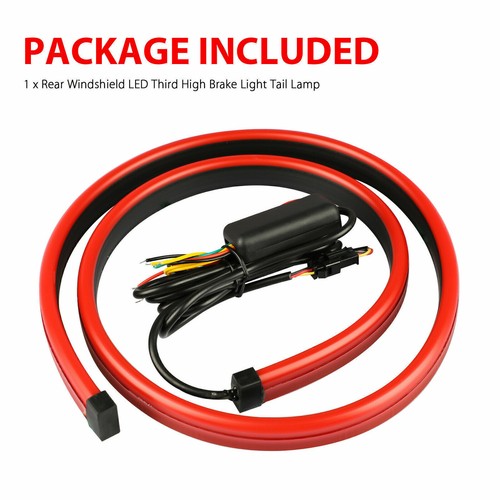 40inch Car LED Rear 3rd Stop Brake Strip Light Signal Lamp Driving Warning Turn - Picture 9 of 9