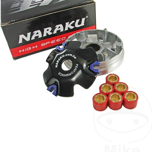 Naraku Variomatic Complete With 7.5G Rollers For Kymco Super 9 50 AC S1 01-09 - Picture 3 of 4
